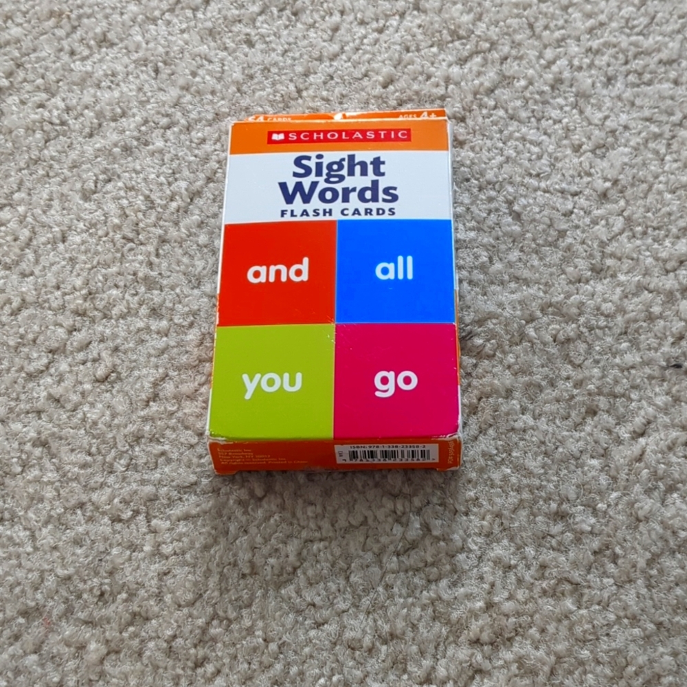 Sight Word cards